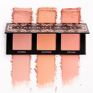 Lovecraft Beauty Blush Palette 3 Shades and Mirror New In Box